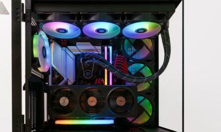 Showcase of a Custom Gaming Computer Build with Rainbow LED Lighting