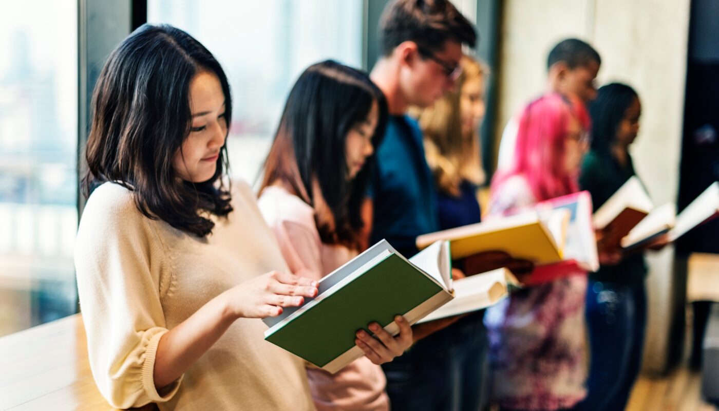 Students Library Campus Education Knowledge Concept